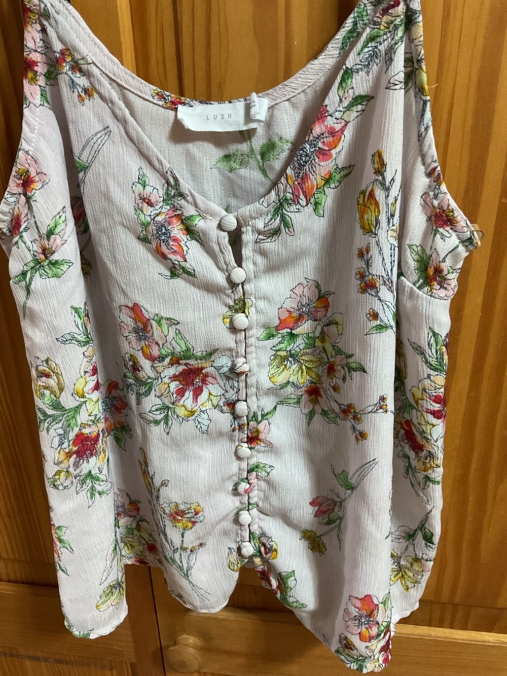 Lush Floral Tank - Picture 2 of 3